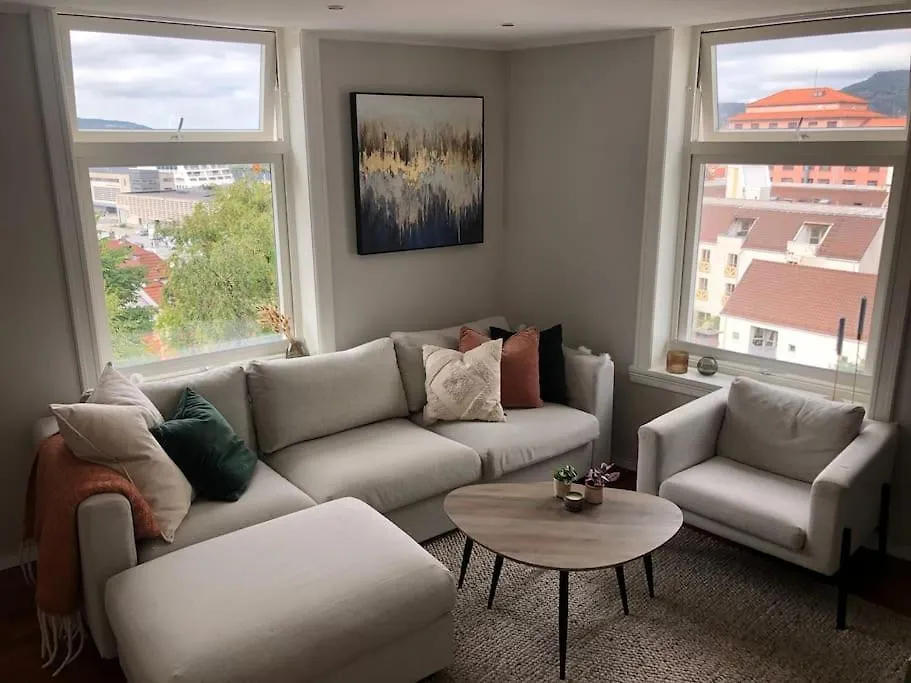 Sentral Leilighet Med Fantastisk Utsikt! Bergen Apartment